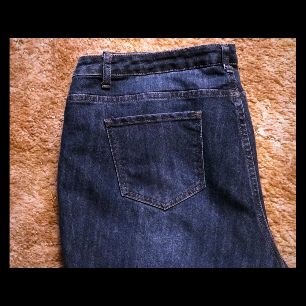Ashley Stewart straight leg jeans